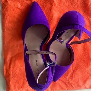 Call It Spring Purple Suede Pumps